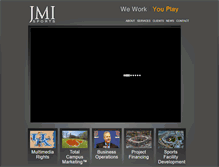 Tablet Screenshot of jmisports.com